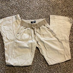 Rewash Linen Tan Pants